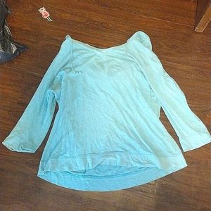 XL Danskin Now Teal Athletic Hoodie